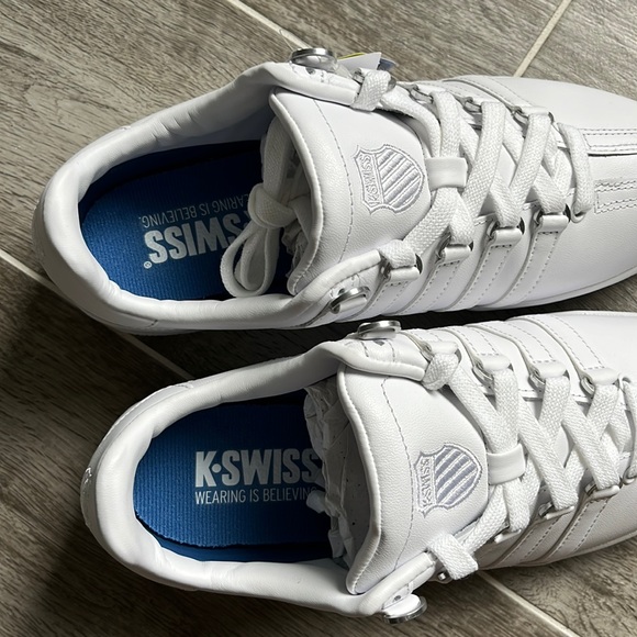 K-Swiss Classic White Sneaker 8 NWT - Picture 11 of 14